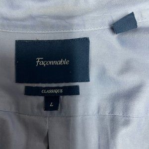 Men's Faconnable Long Sleeve Shirt (Size Large)